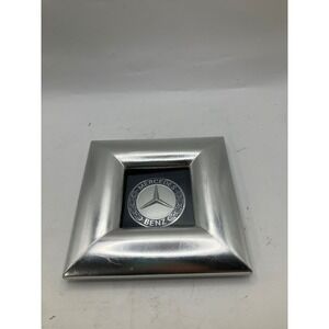 Mercedes Benz Emblem Silver Tone Desk Decor Display‎ Collectible